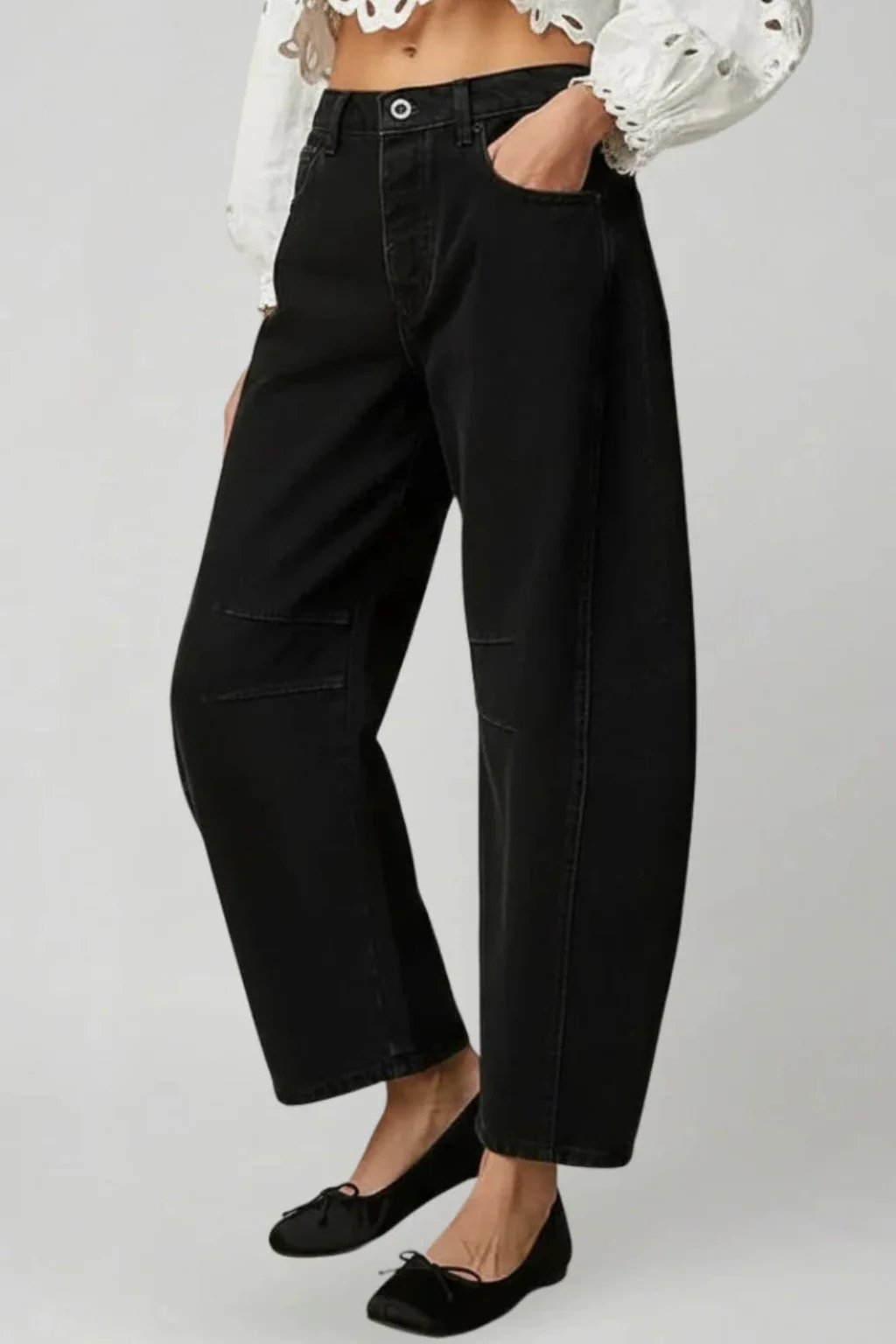 Anna | Women High Rise Wide Leg Denim Jeans - Image 4