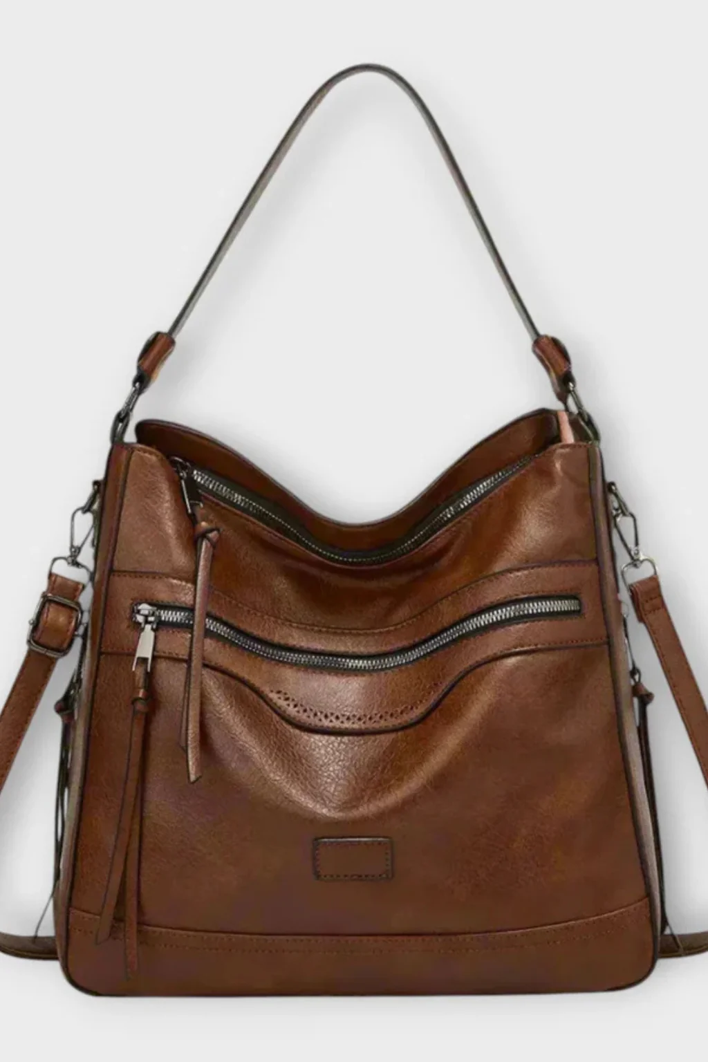 Ardelle | Women Zip Detail Slouchy Shoulder Bag - Image 4