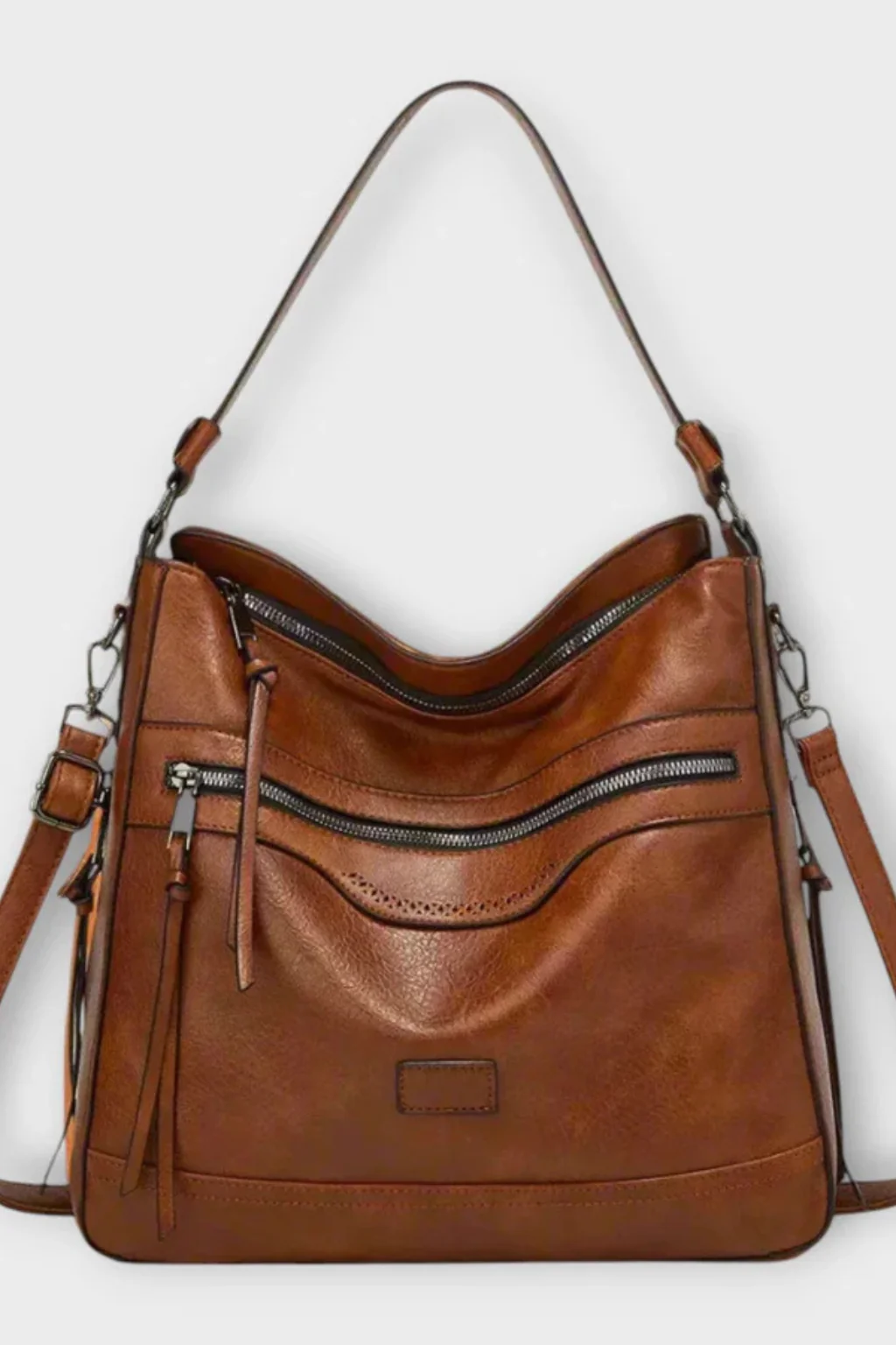 Ardelle | Women Zip Detail Slouchy Shoulder Bag - Image 6