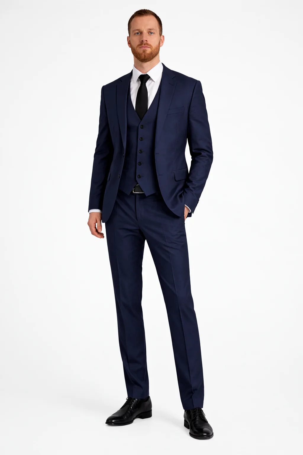 Clifton | Men Linen Three Piece Wedding Guest Suit Blazer Trousers and Waistcoat Set - Image 5