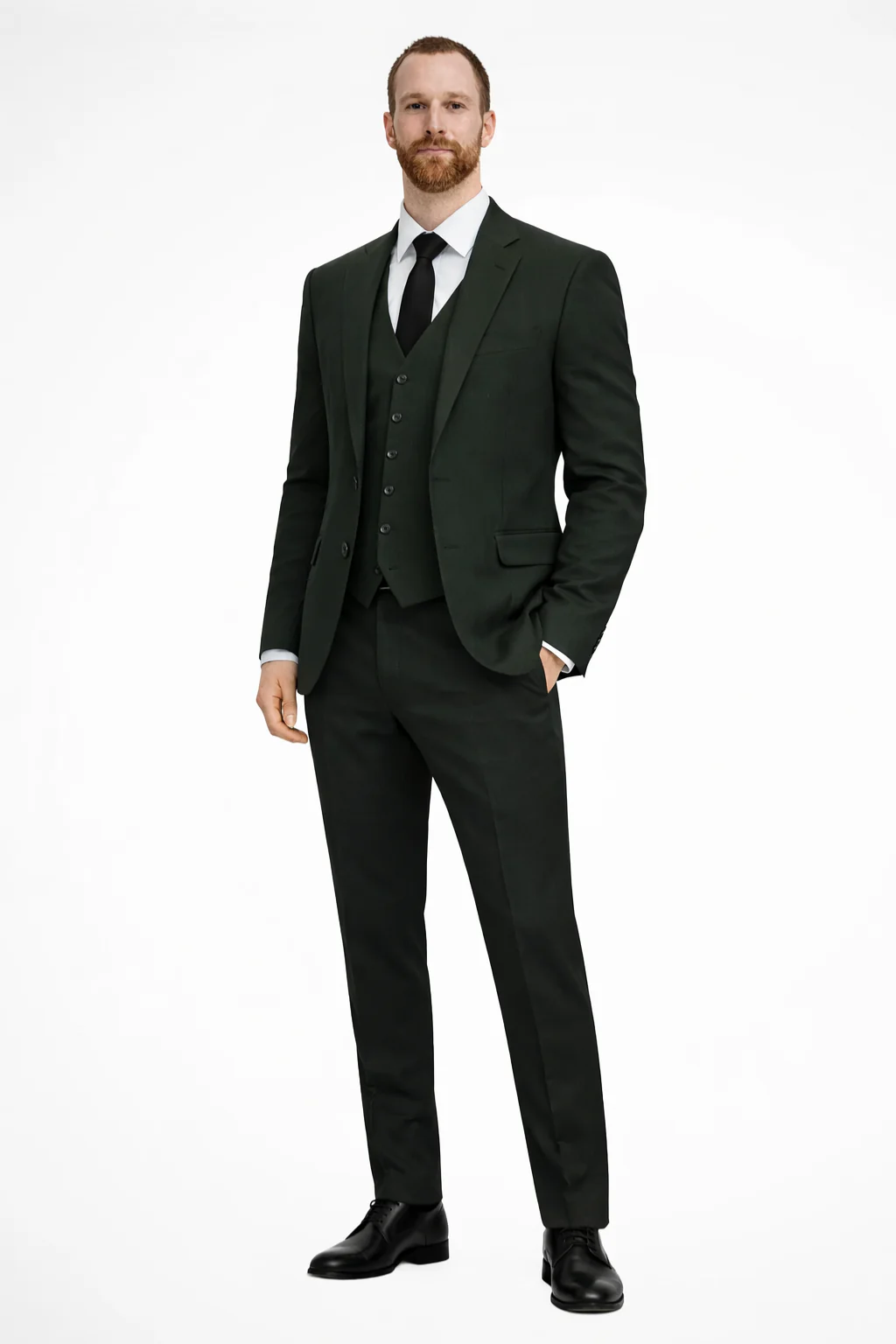 Clifton | Men Linen Three Piece Wedding Guest Suit Blazer Trousers and Waistcoat Set - Image 9