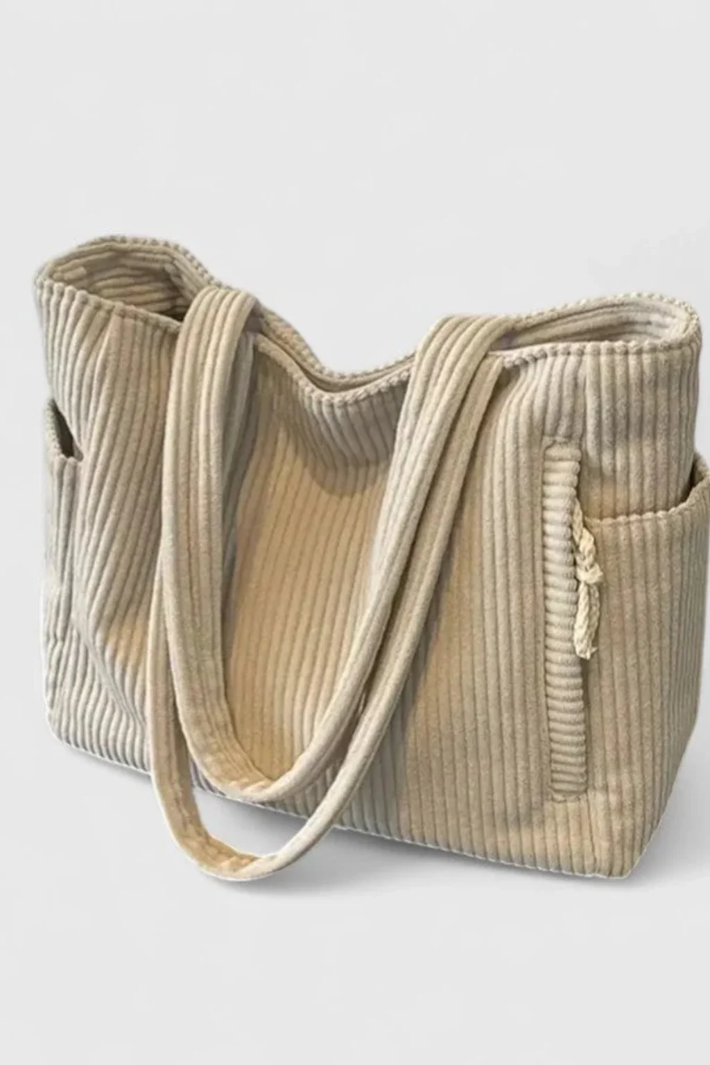 Cordelia | Women Corduroy Everyday Tote Bag - Image 11