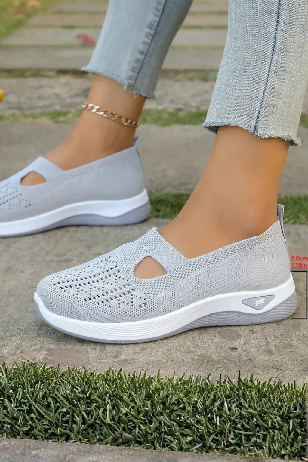 Cordelia | Women Slip On Casual Trainers - Image 10