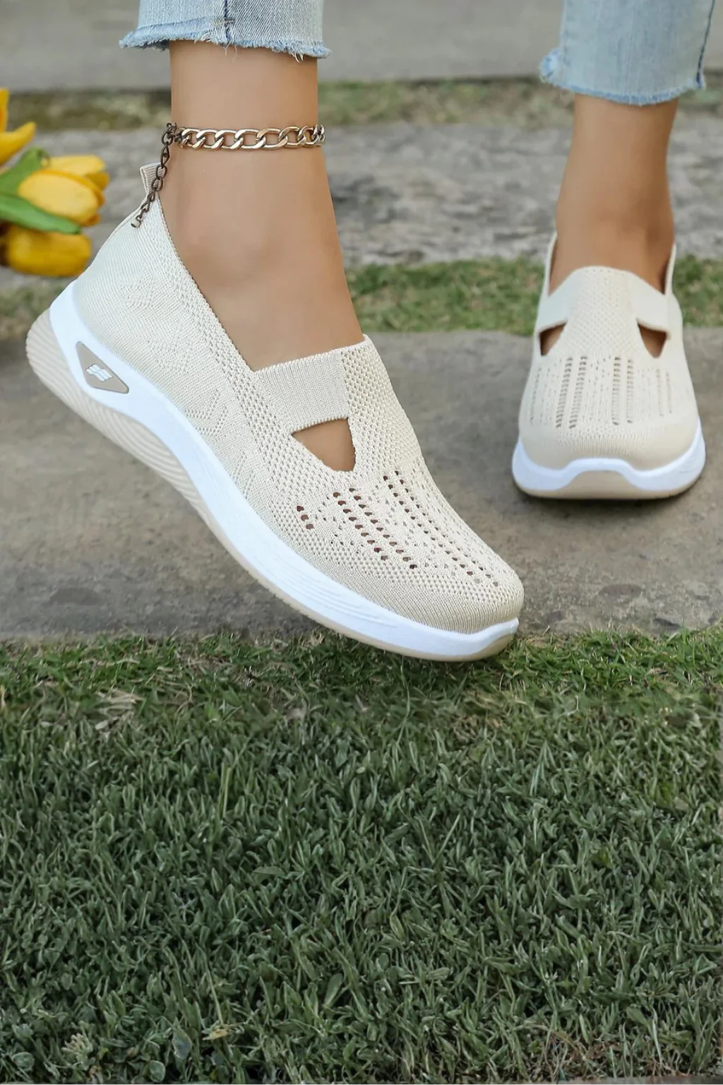 Cordelia | Women Slip On Casual Trainers - Image 4