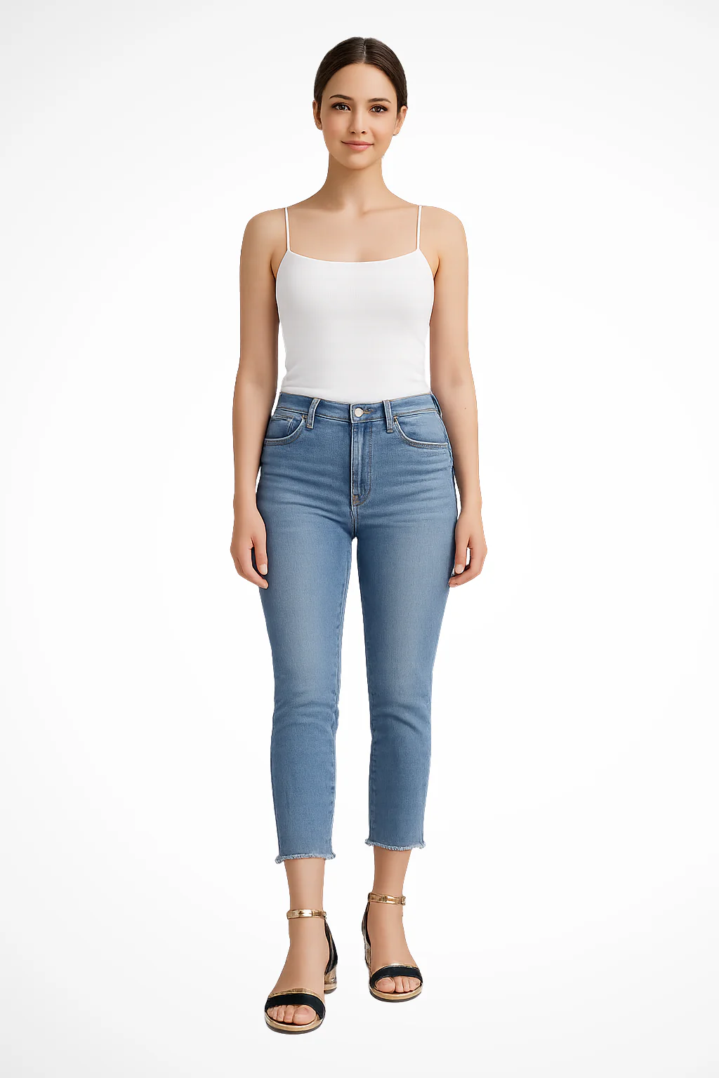 Delphine | Women Glitter Double Strap Ankle Strap Low Block Heel Sandals - Image 9