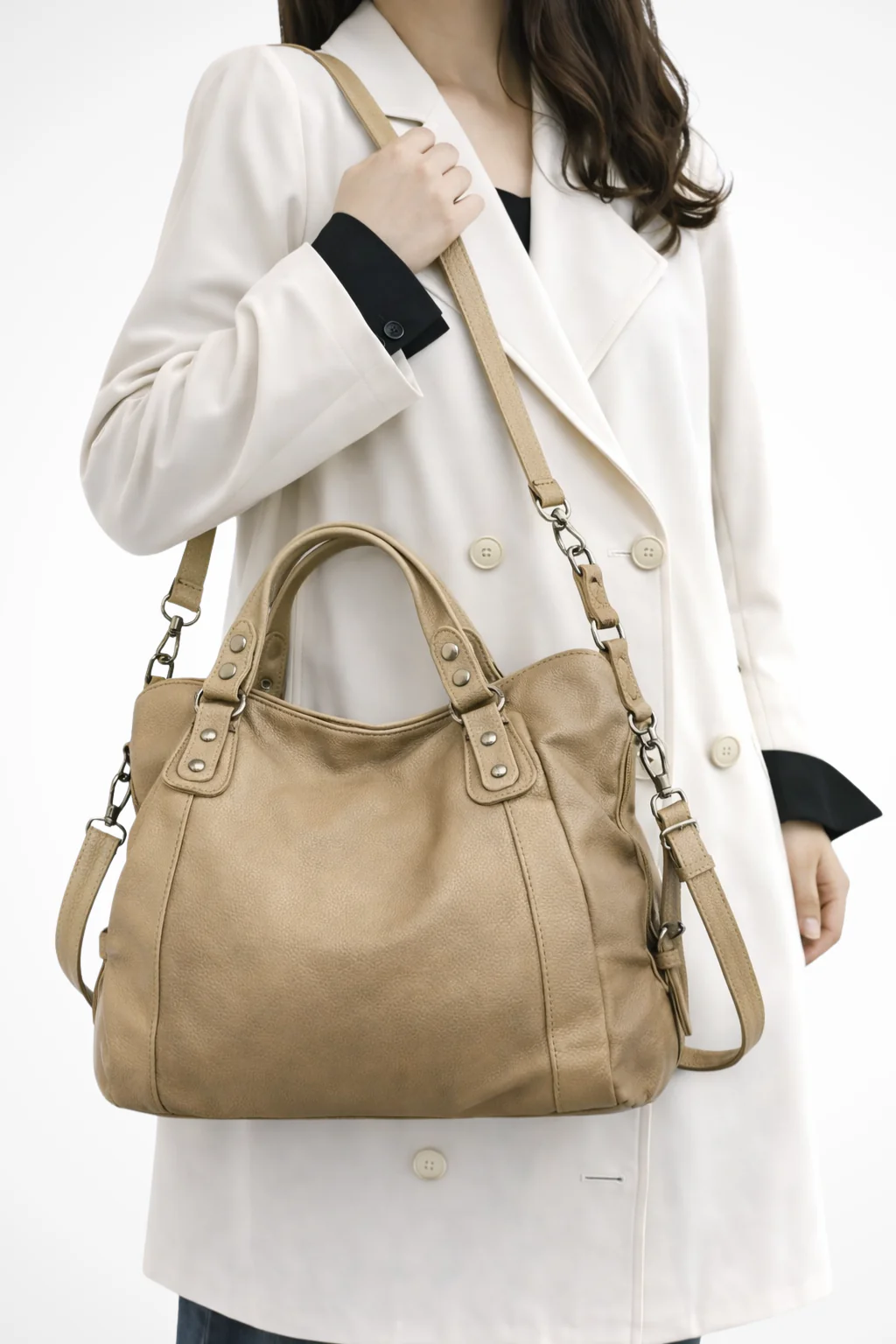 Elowen | Women Stud Detail Shoulder Bag - Image 10