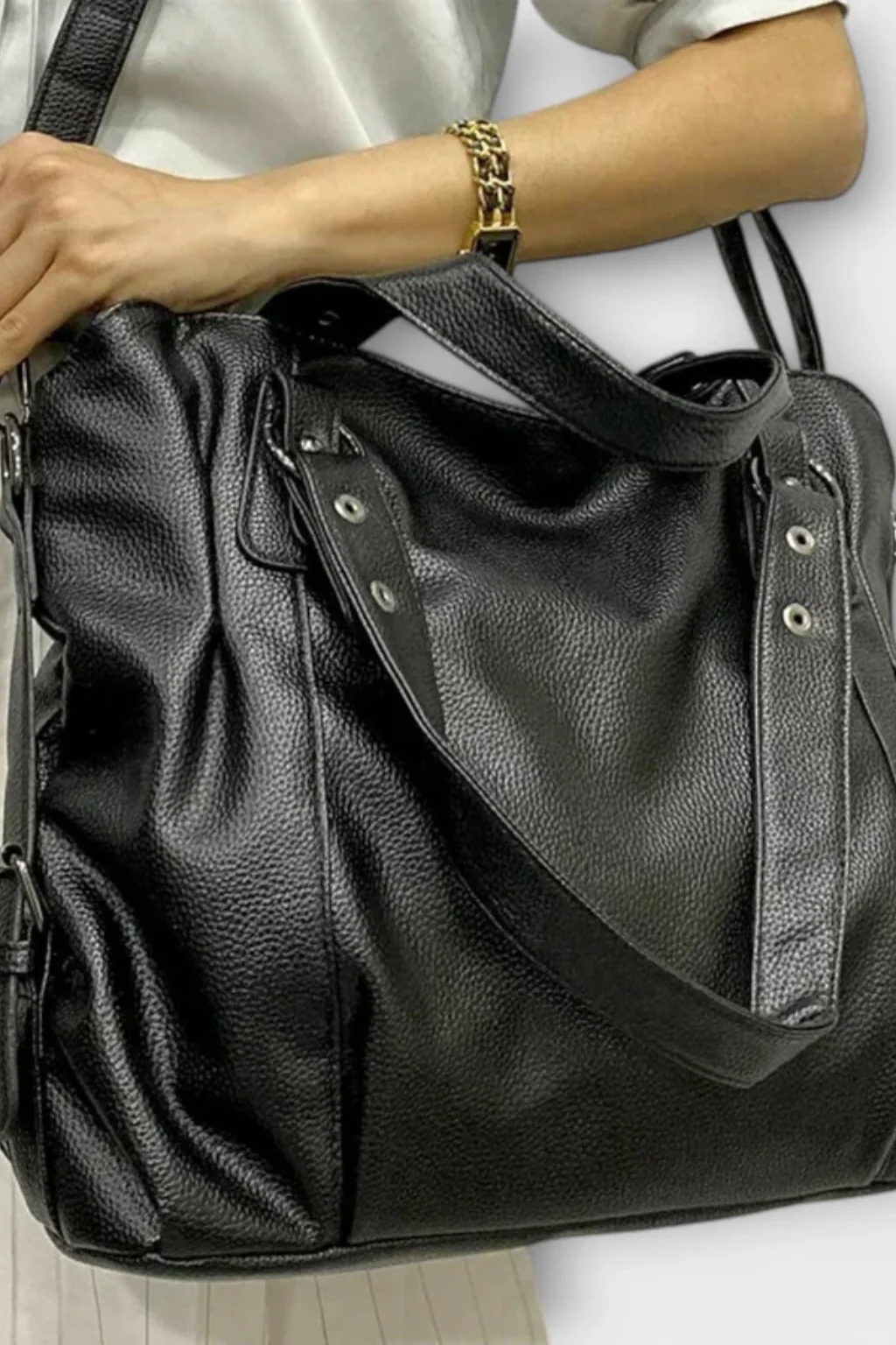 Elowen | Women Stud Detail Shoulder Bag - Image 6