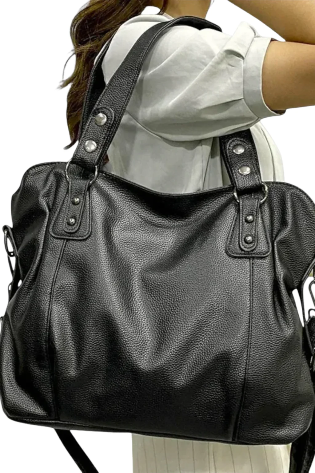 Elowen | Women Stud Detail Shoulder Bag - Image 9