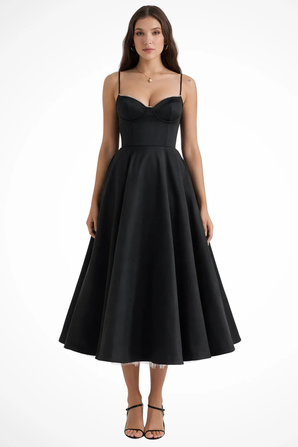June | Women Corset Wedding Guest Midi Dress - Image 6