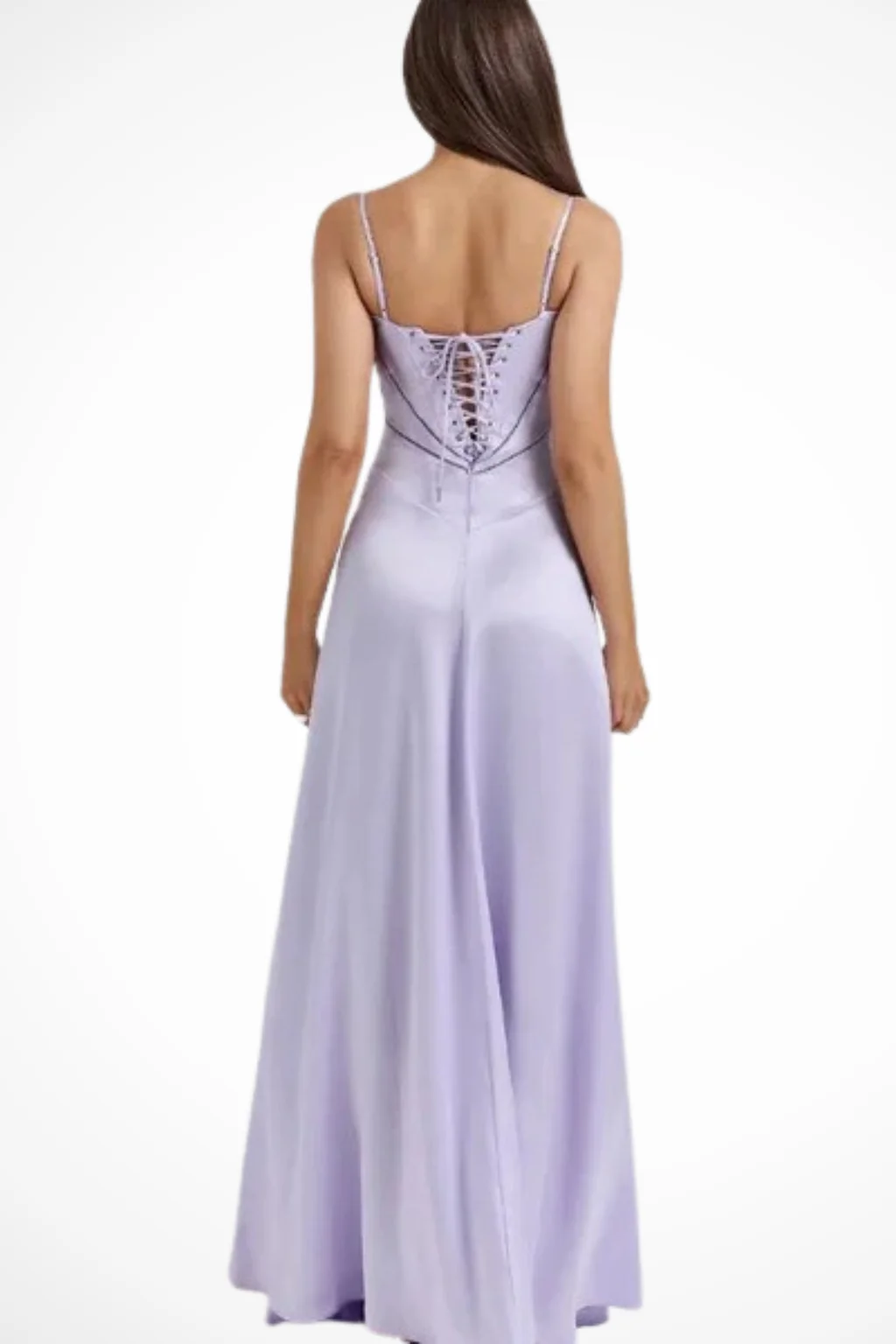 Lorenna | Women Satin Corset Wedding Guest Maxi Dress - Image 11