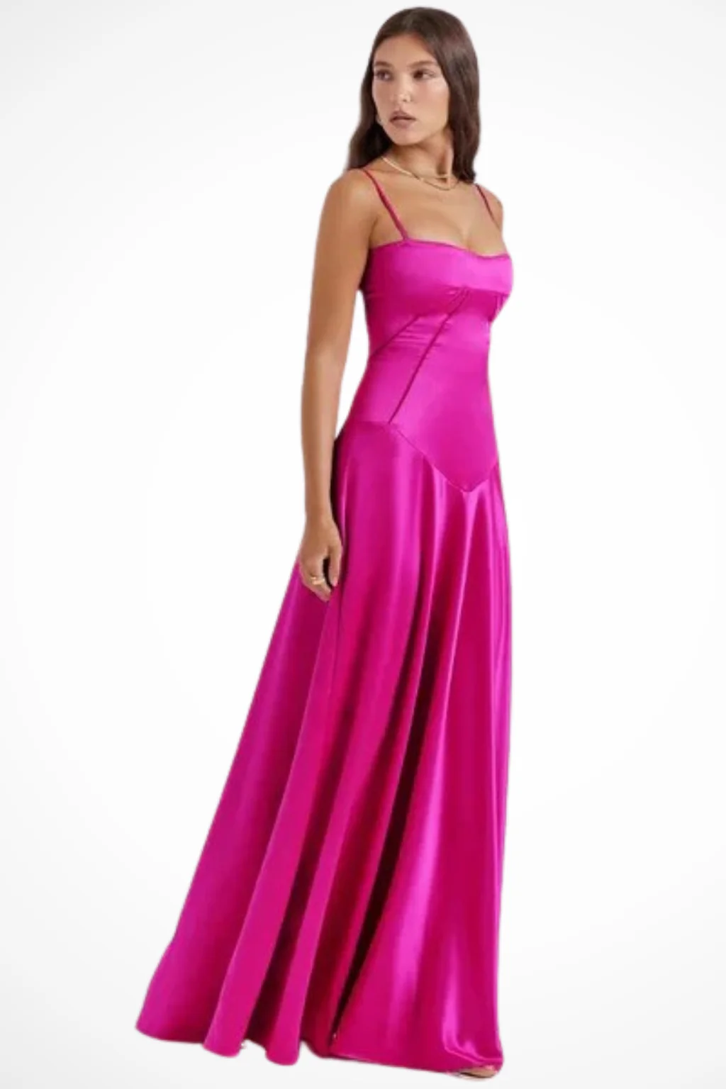 Lorenna | Women Satin Corset Wedding Guest Maxi Dress - Image 22