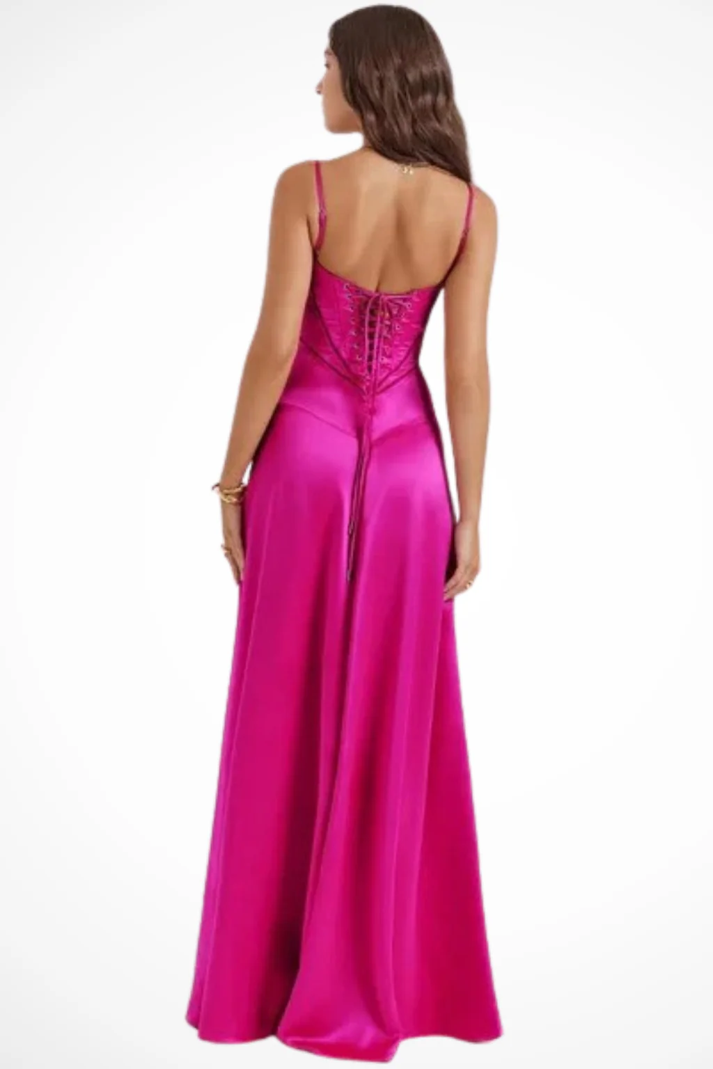 Lorenna | Women Satin Corset Wedding Guest Maxi Dress - Image 24
