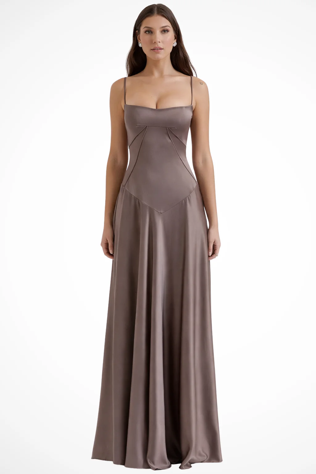 Lorenna | Women Satin Corset Wedding Guest Maxi Dress - Image 36