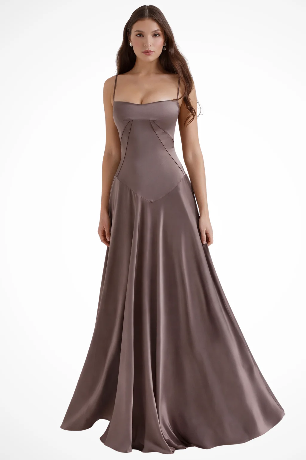 Lorenna | Women Satin Corset Wedding Guest Maxi Dress - Image 37