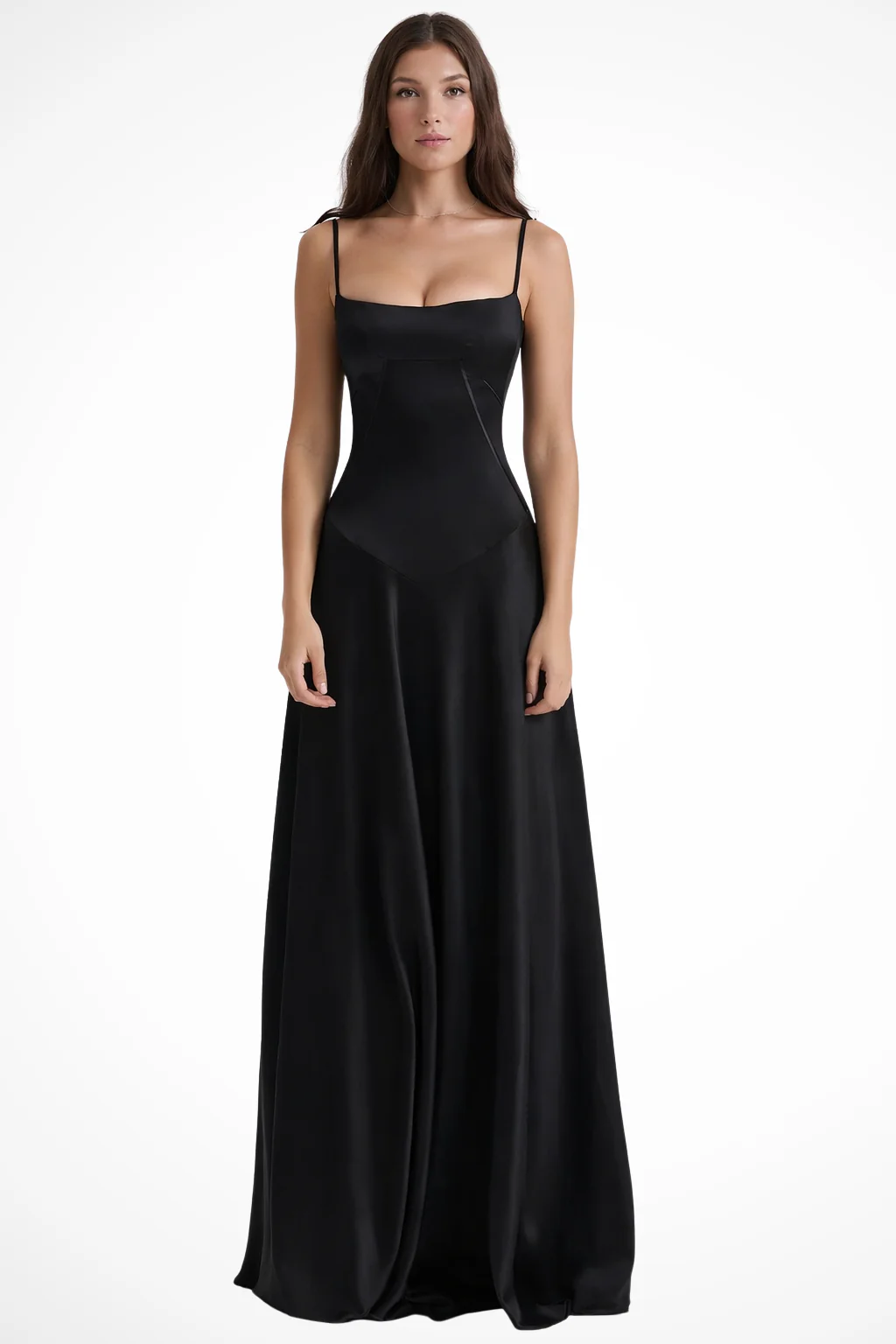 Lorenna | Women Satin Corset Wedding Guest Maxi Dress - Image 48