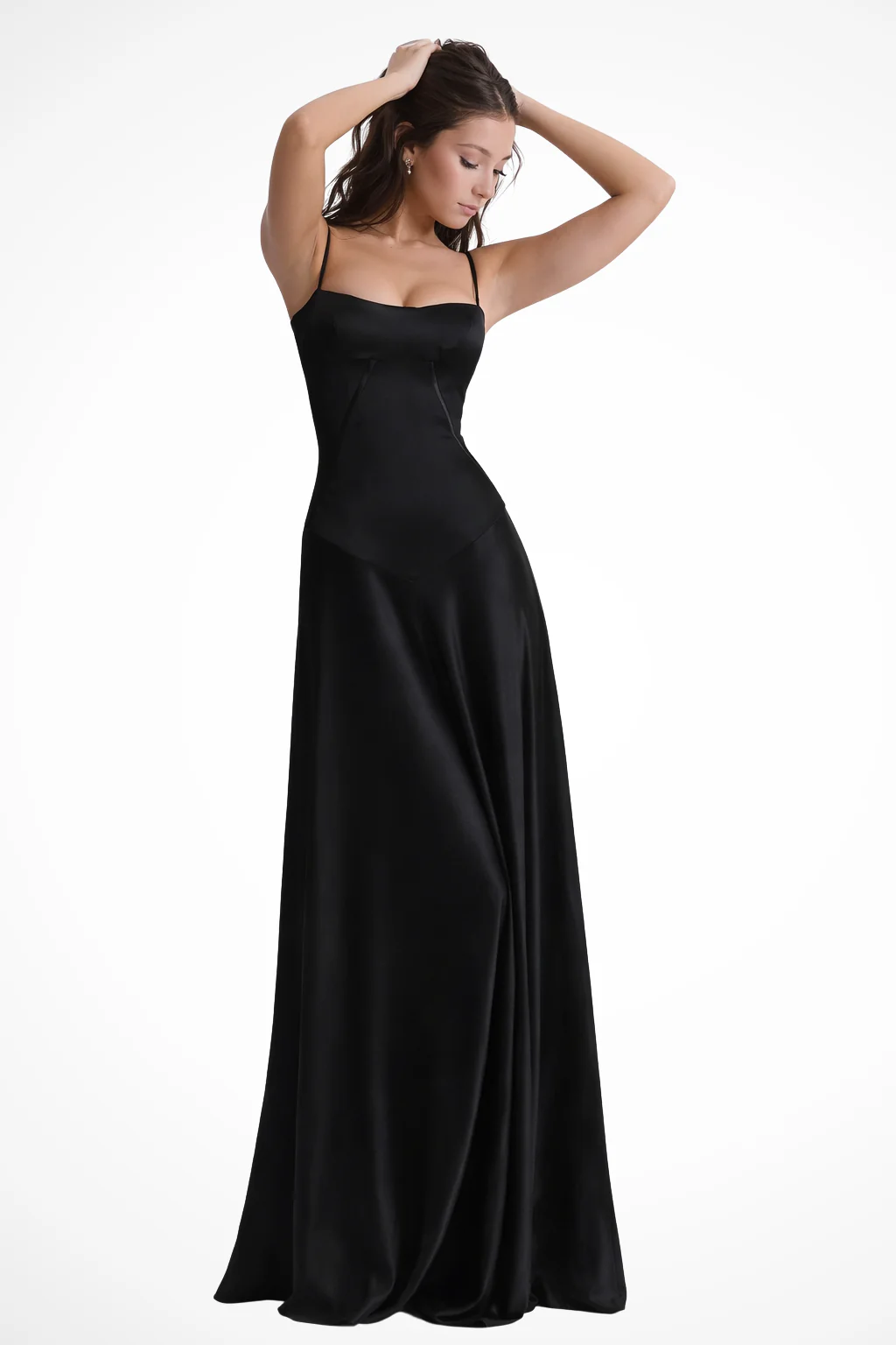 Lorenna | Women Satin Corset Wedding Guest Maxi Dress - Image 49