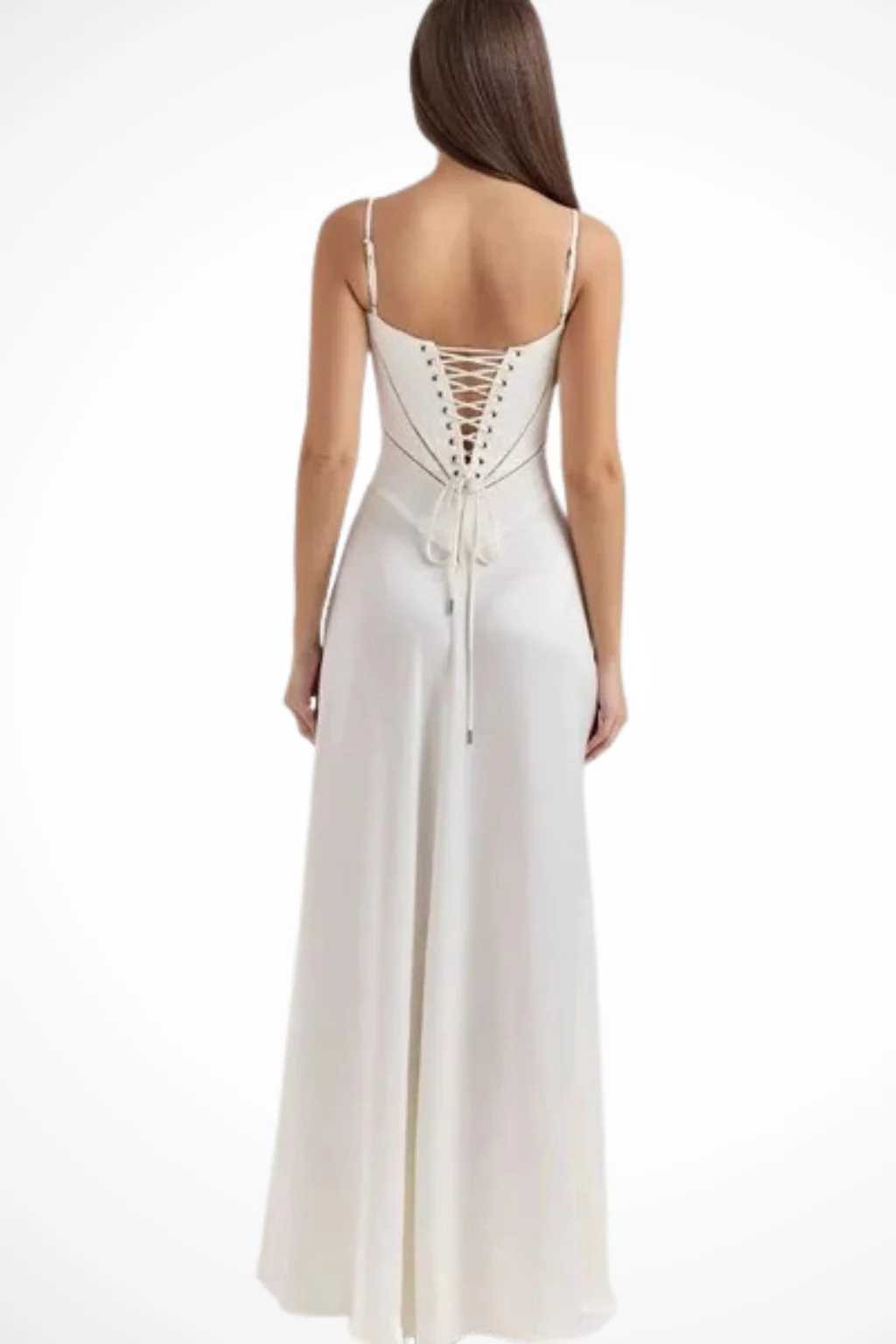 Lorenna | Women Satin Corset Wedding Guest Maxi Dress - Image 5