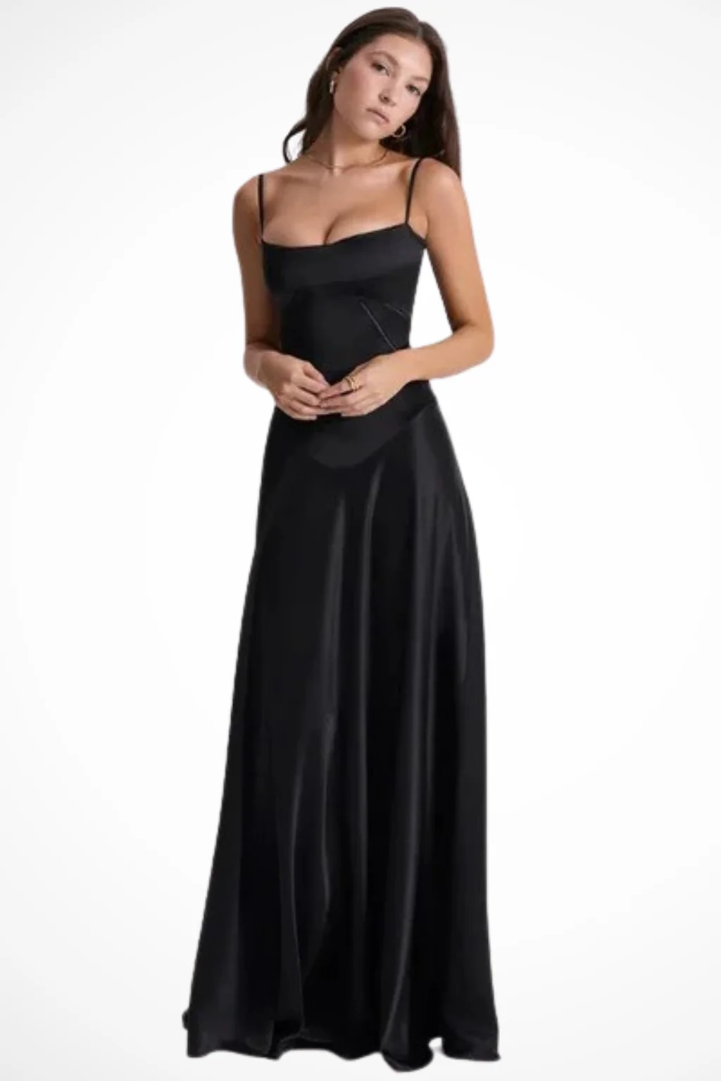 Lorenna | Women Satin Corset Wedding Guest Maxi Dress - Image 52