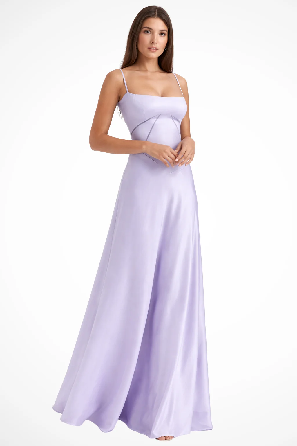 Lorenna | Women Satin Corset Wedding Guest Maxi Dress - Image 8