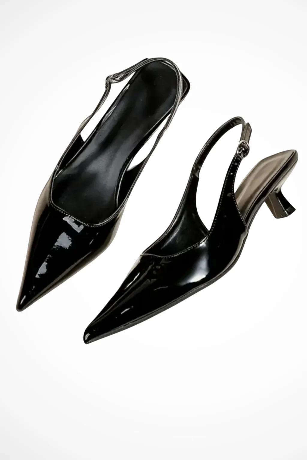 Lucinda | Women Pointed Toe Slingback Kitten Heels - Image 4