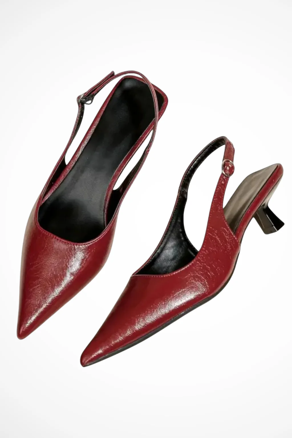 Lucinda | Women Pointed Toe Slingback Kitten Heels - Image 6