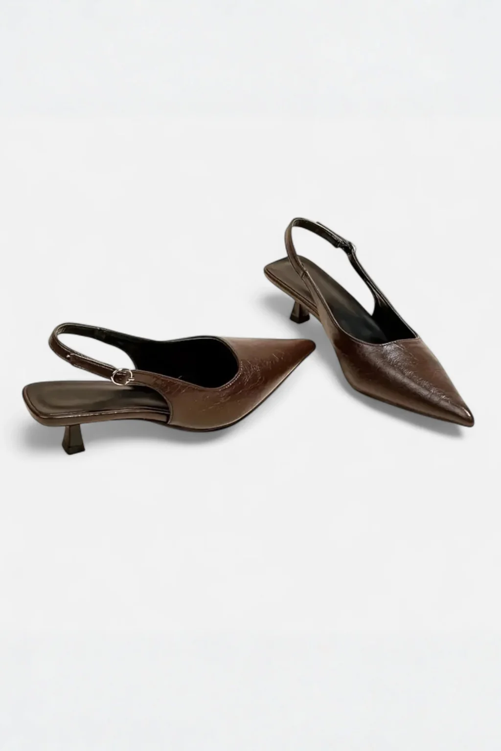 Lucinda | Women Pointed Toe Slingback Kitten Heels - Image 8