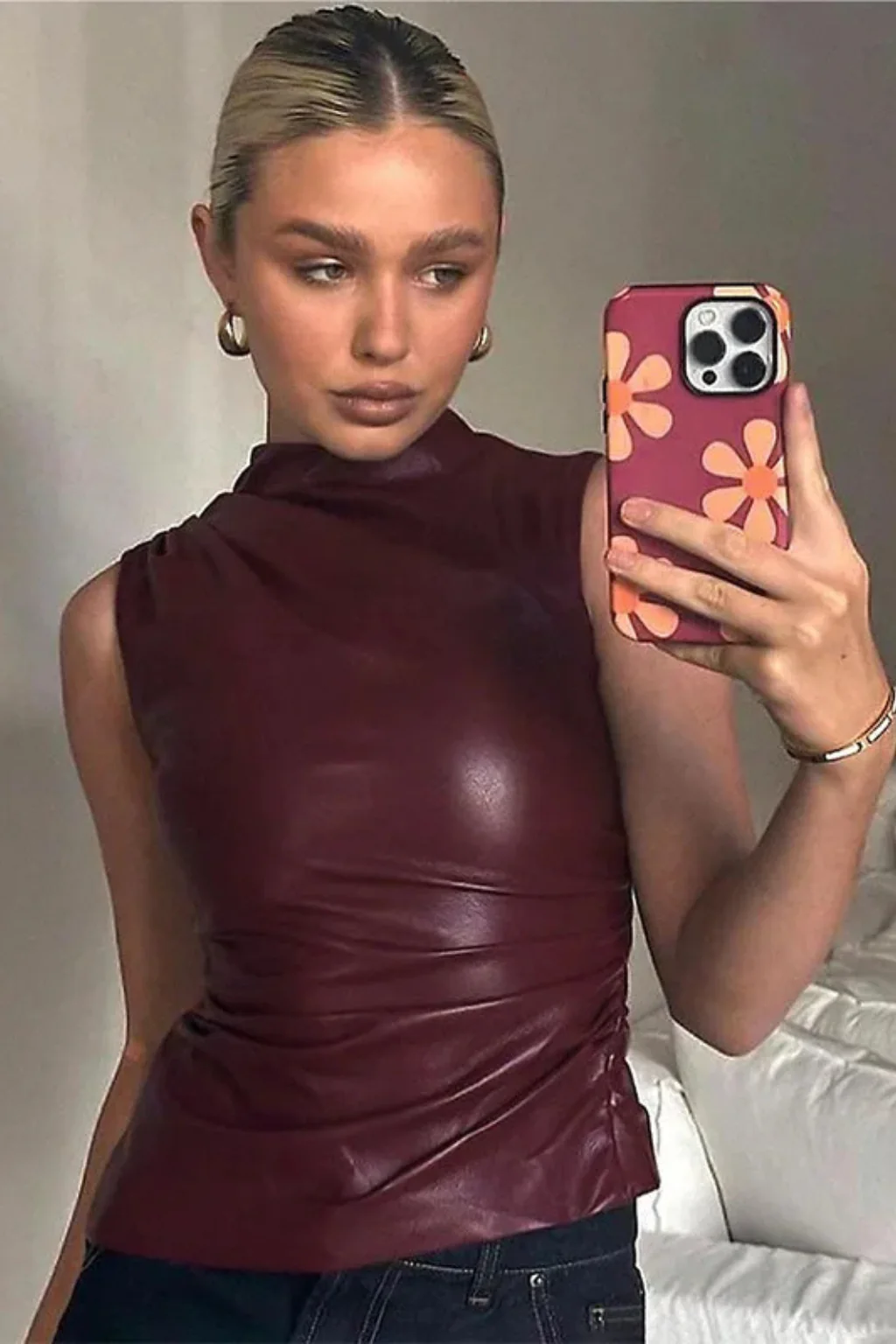 Marlowe | Women Sleeveless High Neck Chic Summer Top - Image 5