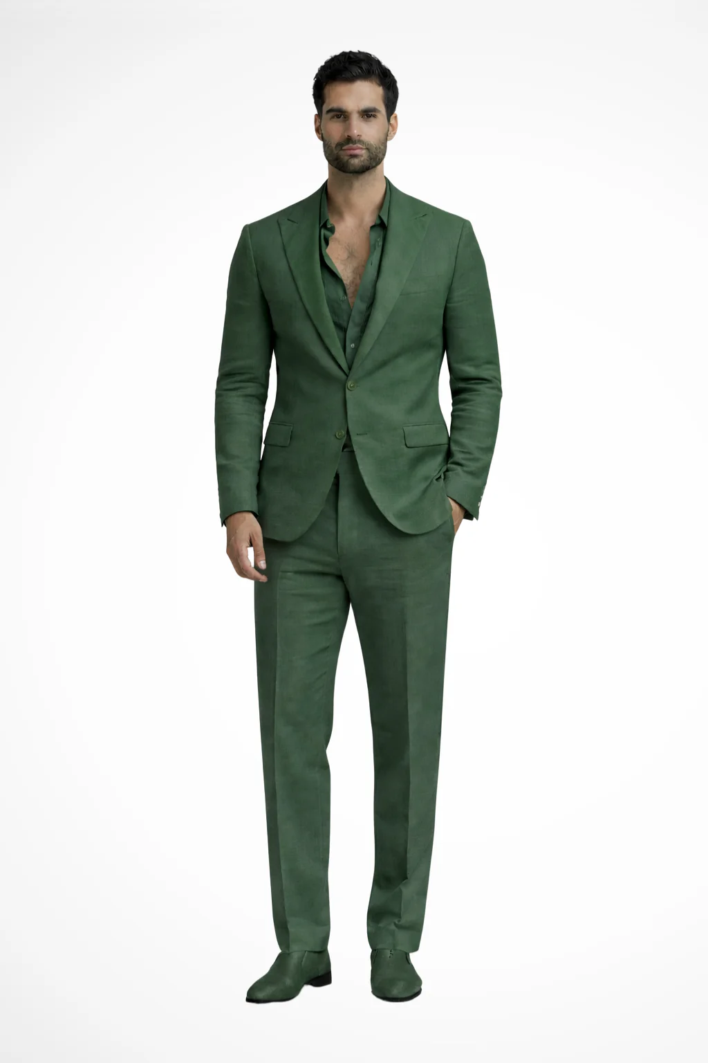 Monty | Men Relaxed Fit Linen Summer Wedding Guest Suit - Image 10