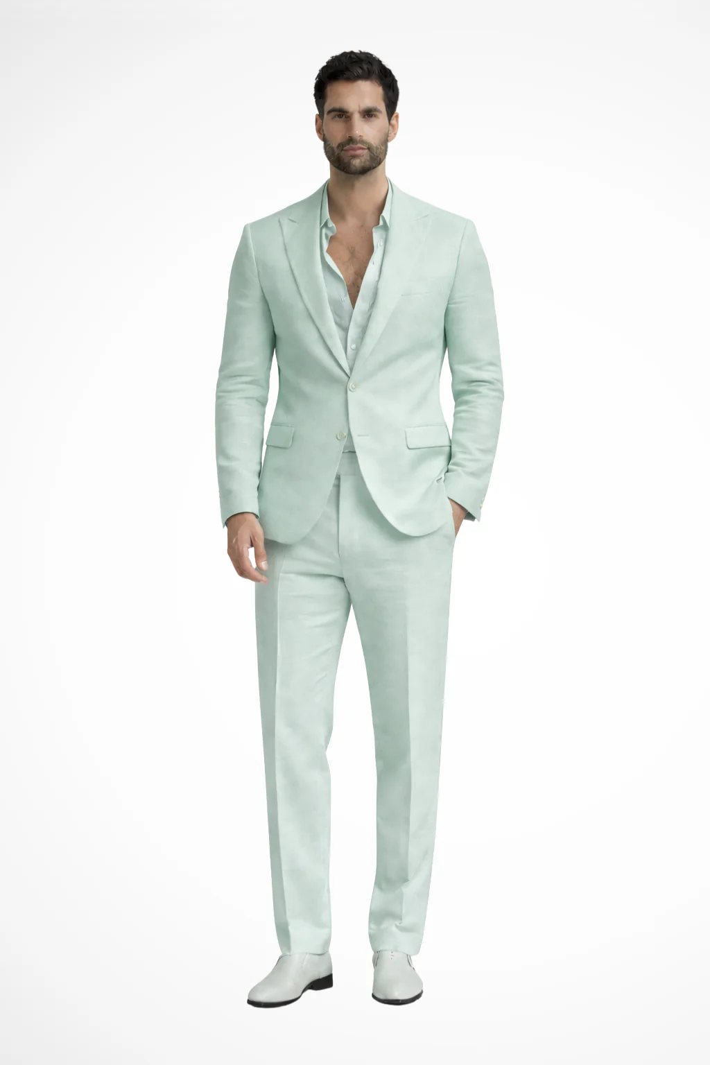 Monty | Men Relaxed Fit Linen Summer Wedding Guest Suit - Image 7