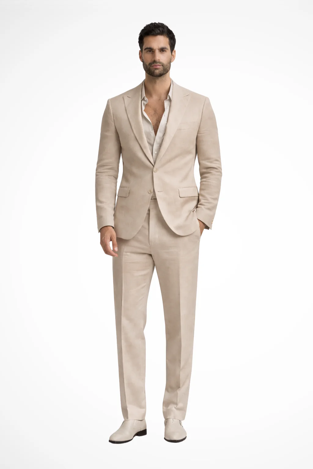 Monty | Men Relaxed Fit Linen Summer Wedding Guest Suit - Image 8