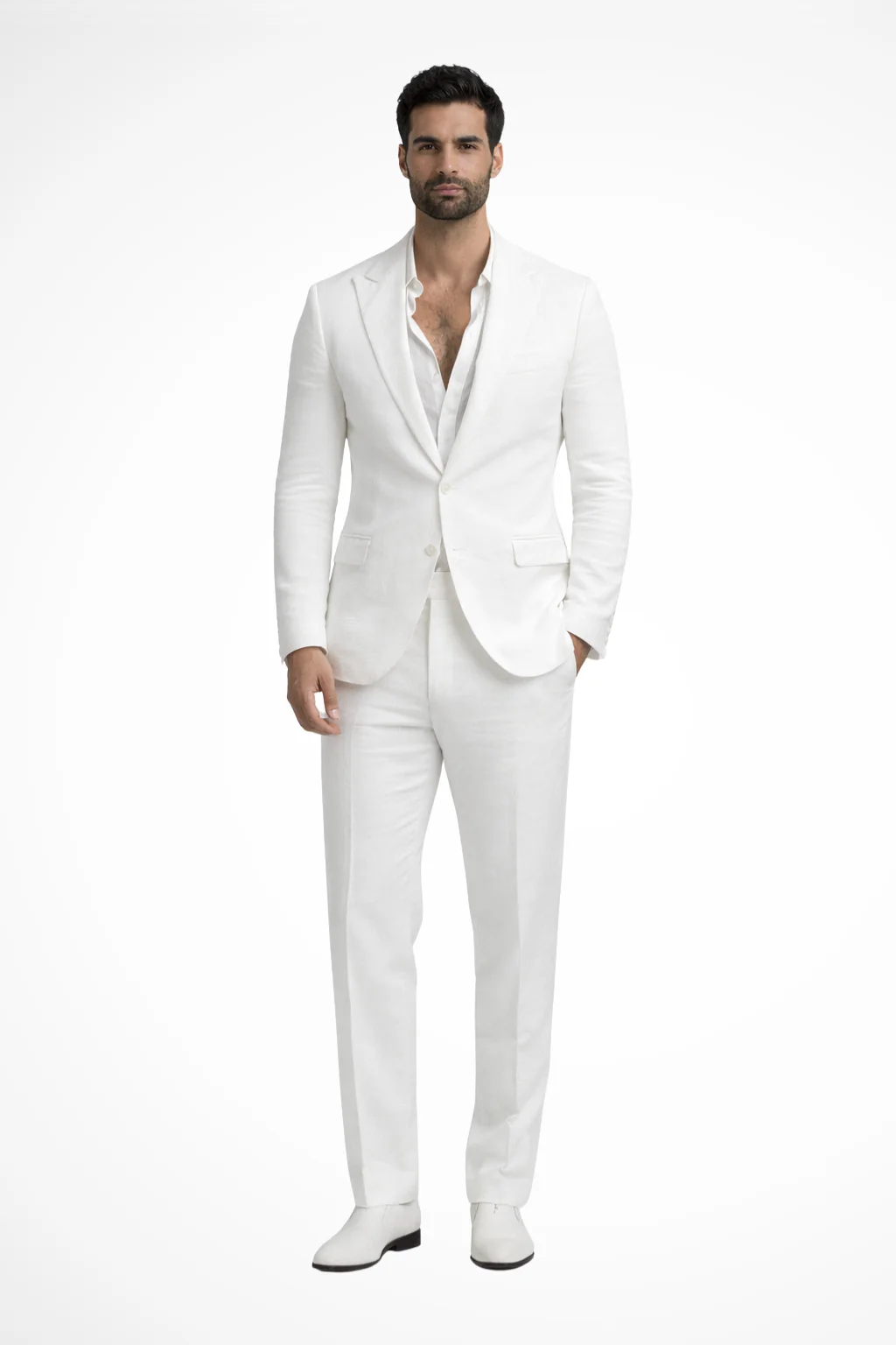 Monty | Men Relaxed Fit Linen Summer Wedding Guest Suit - Image 9