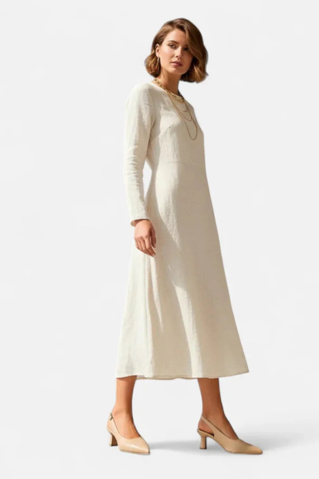 Octavia | Women Pointed Toe Slingback Kitten Heels - Image 12