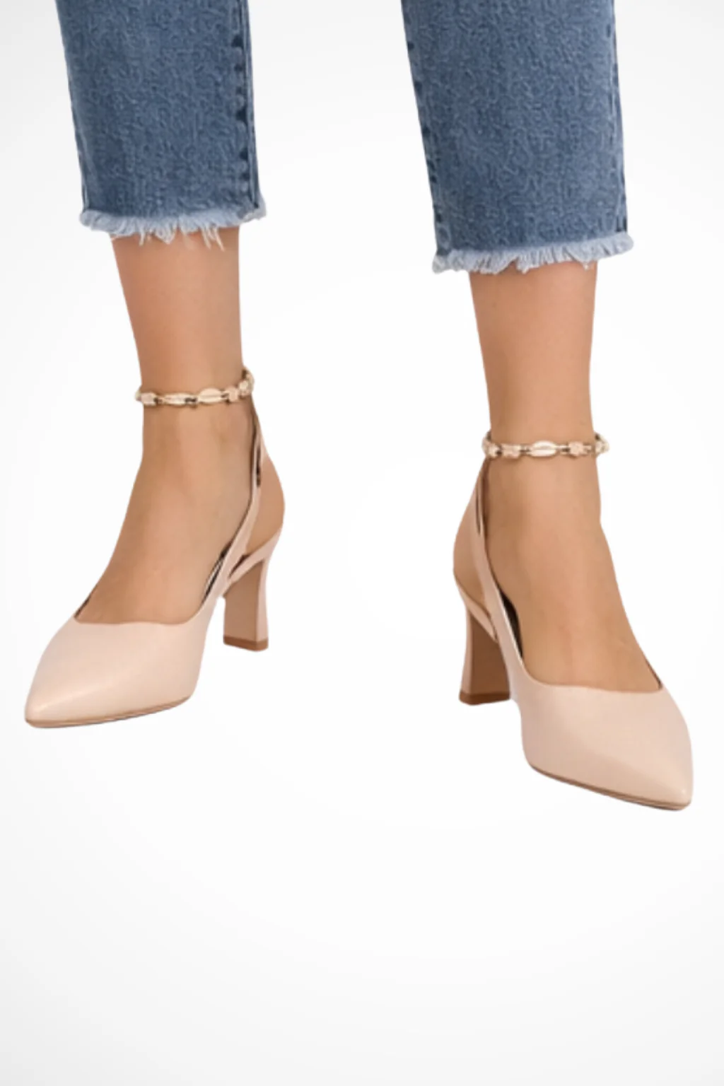 Octavia | Women Pointed Toe Slingback Kitten Heels - Image 4