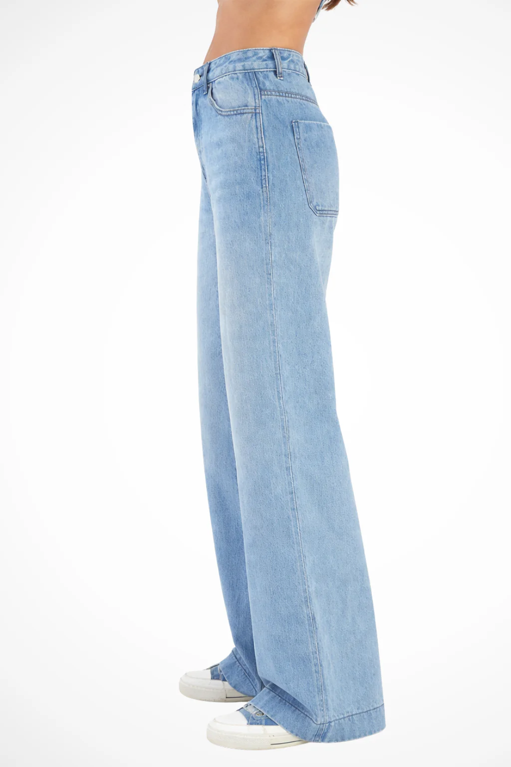 Remi | Women Oversized Baggy Wide Leg Denim Jeans - Image 5