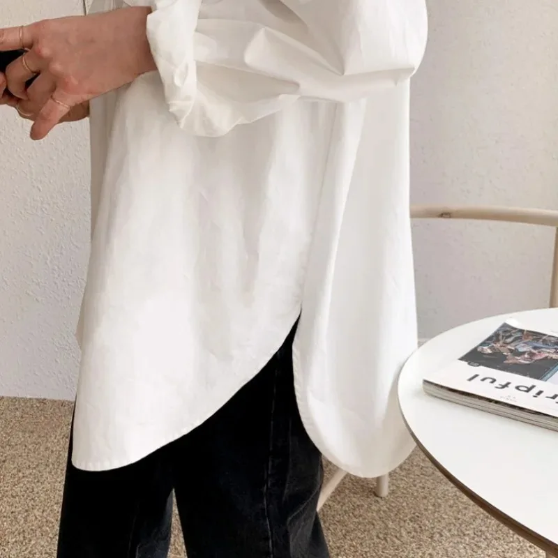 Selvyn | Women Oversized Button Down Long Sleeve Blouse - Image 7