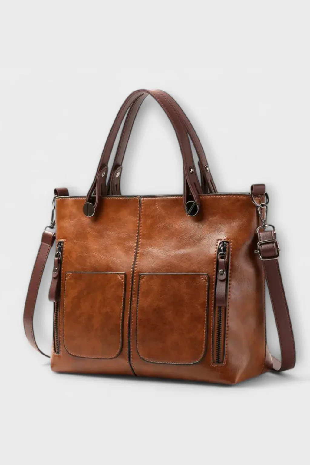 Seraphina | Women Multi Pocket Structured Tote Bag - Image 3
