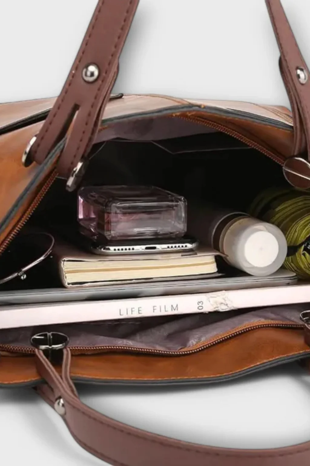 Seraphina | Women Multi Pocket Structured Tote Bag - Image 7