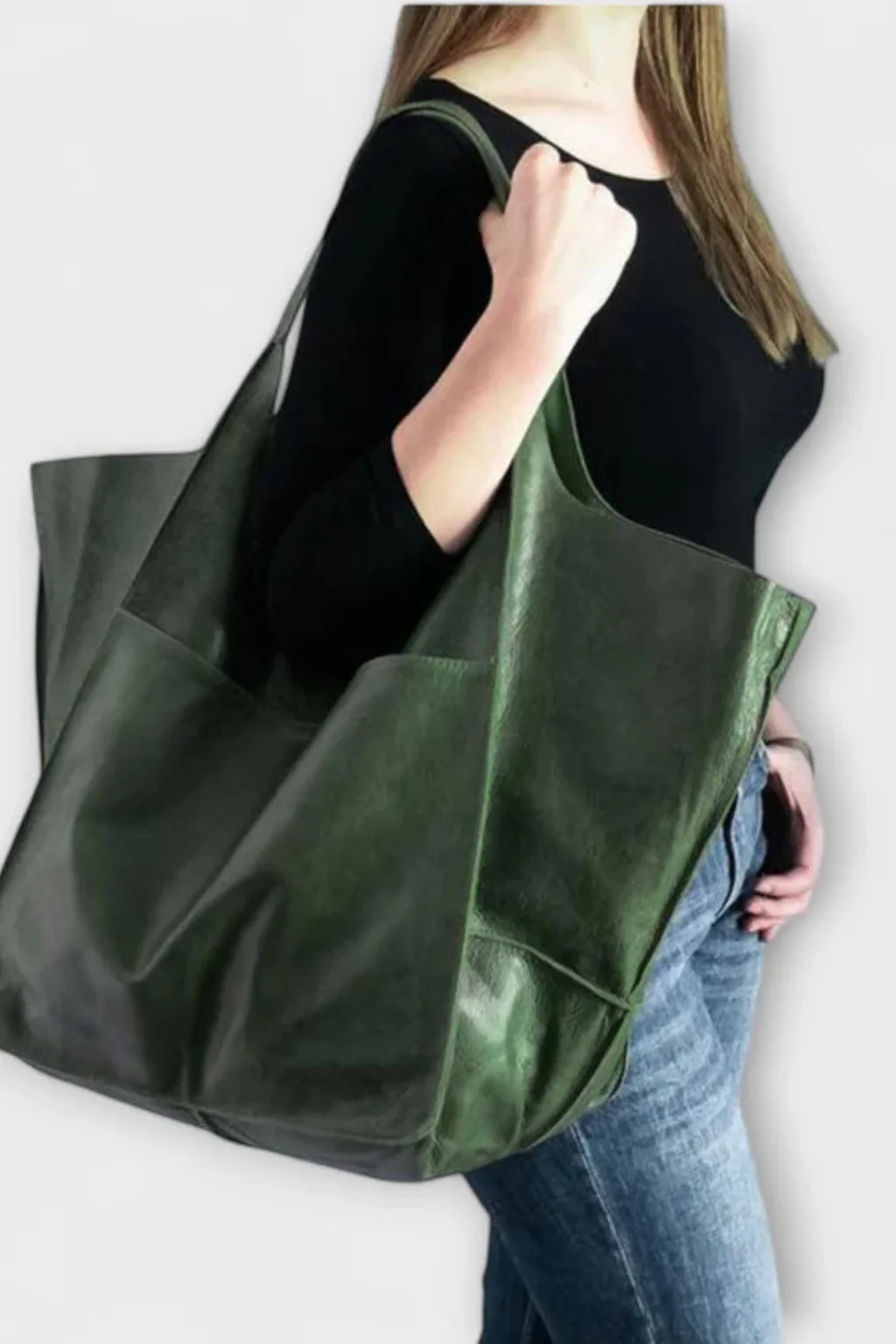 Solvane | Women Casual Slouchy Tote Bag - Image 5