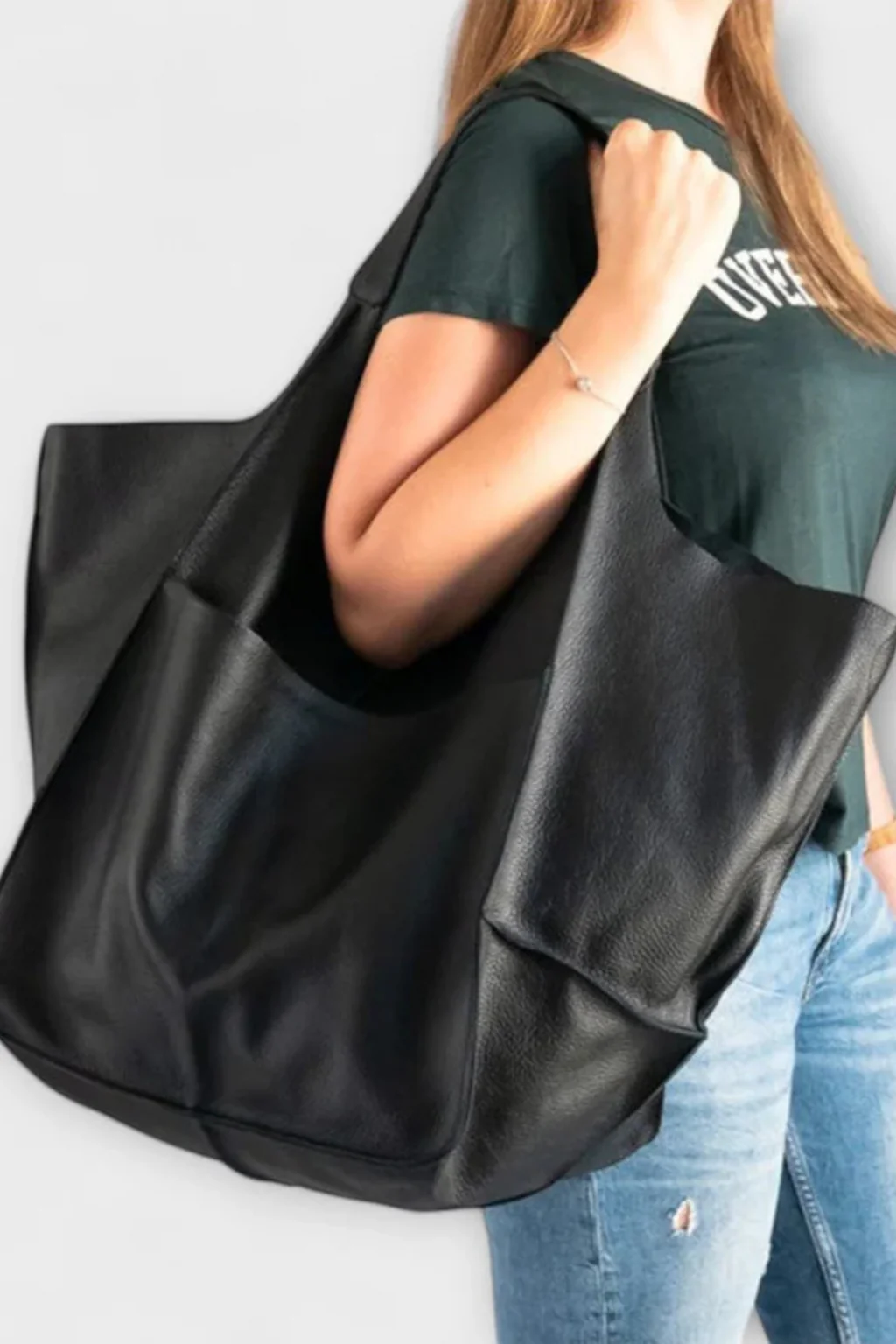 Solvane | Women Casual Slouchy Tote Bag - Image 9