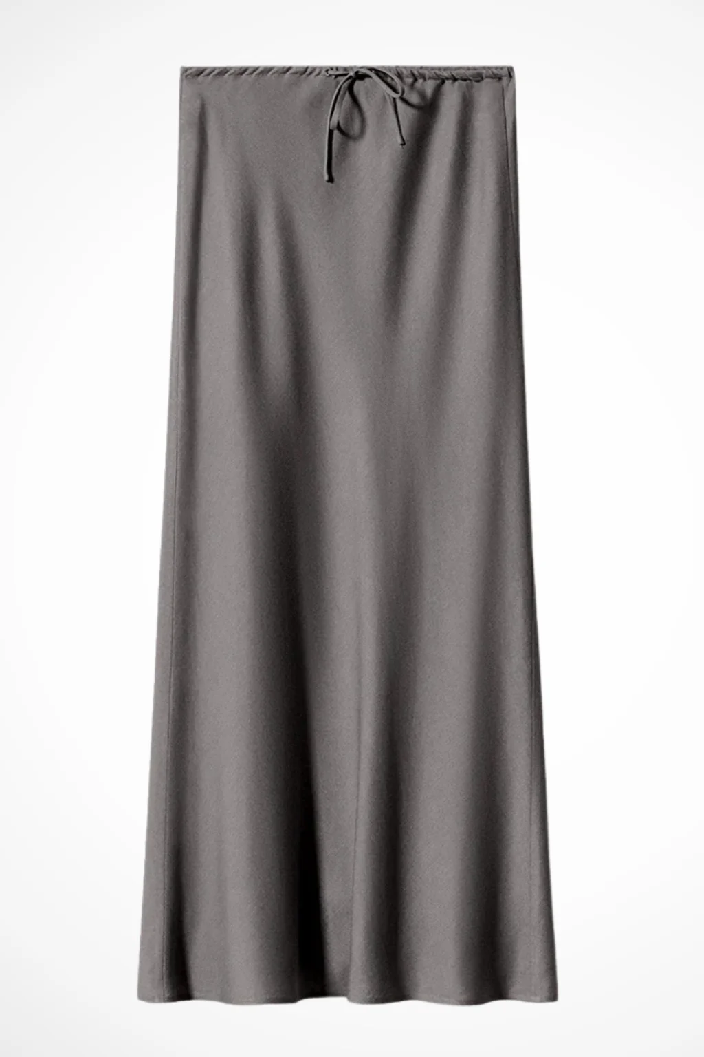 Sylvia | Women High Waist Straight Satin Maxi Skirt - Image 4
