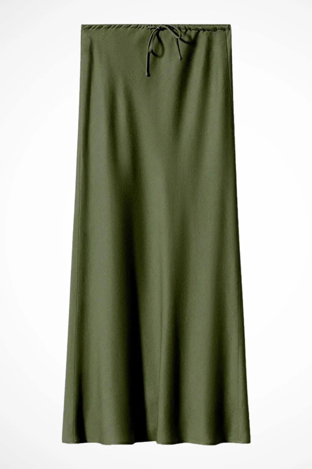 Sylvia | Women High Waist Straight Satin Maxi Skirt - Image 6