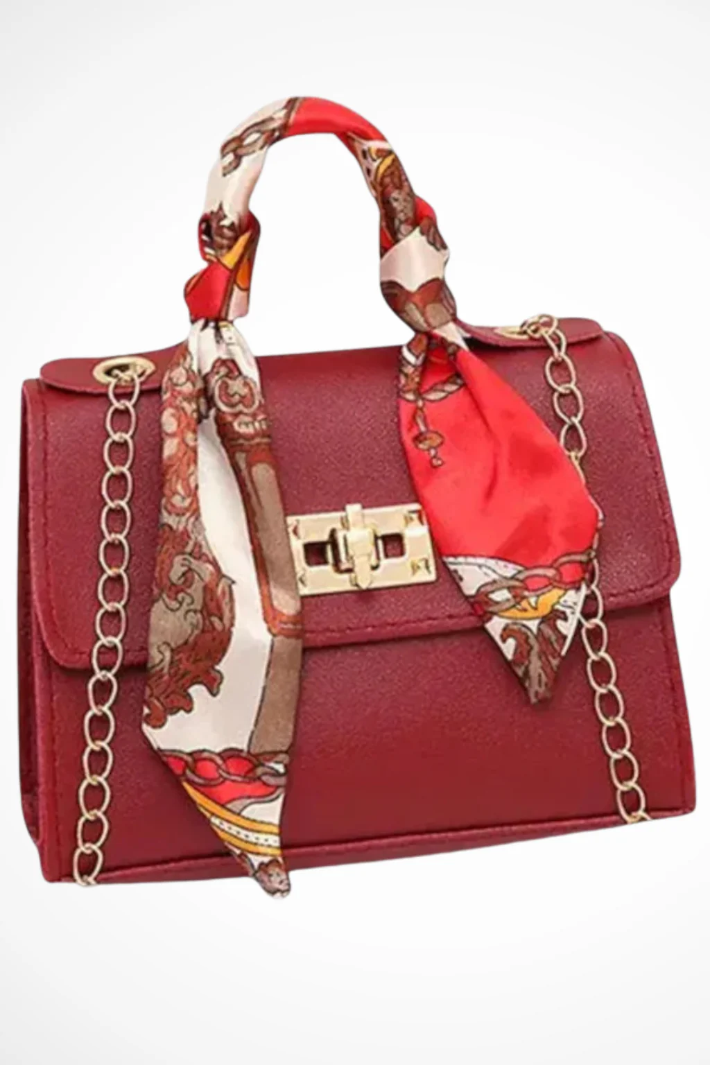 Velmira | Women Chain Strap Structured Handbag - Image 10