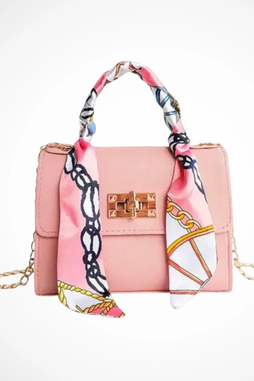 Velmira | Women Chain Strap Structured Handbag - Image 6